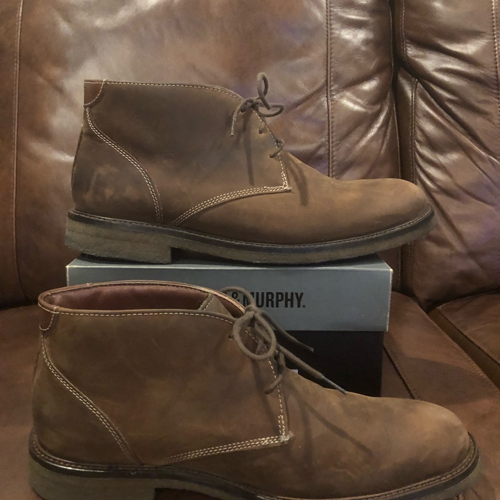Johnston & Murphy Copeland Tan Chuckka Boot